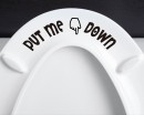Put Me Down Quote Wall Sticker Put Me Down Quote Wall Stickers Home Lettering Quote Wall Decal